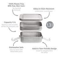 Microgarden Double Layer Lunch Box 1400ml